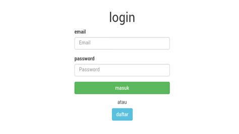 Tips dan Trik tutorial membuat form login dengan bootstrap